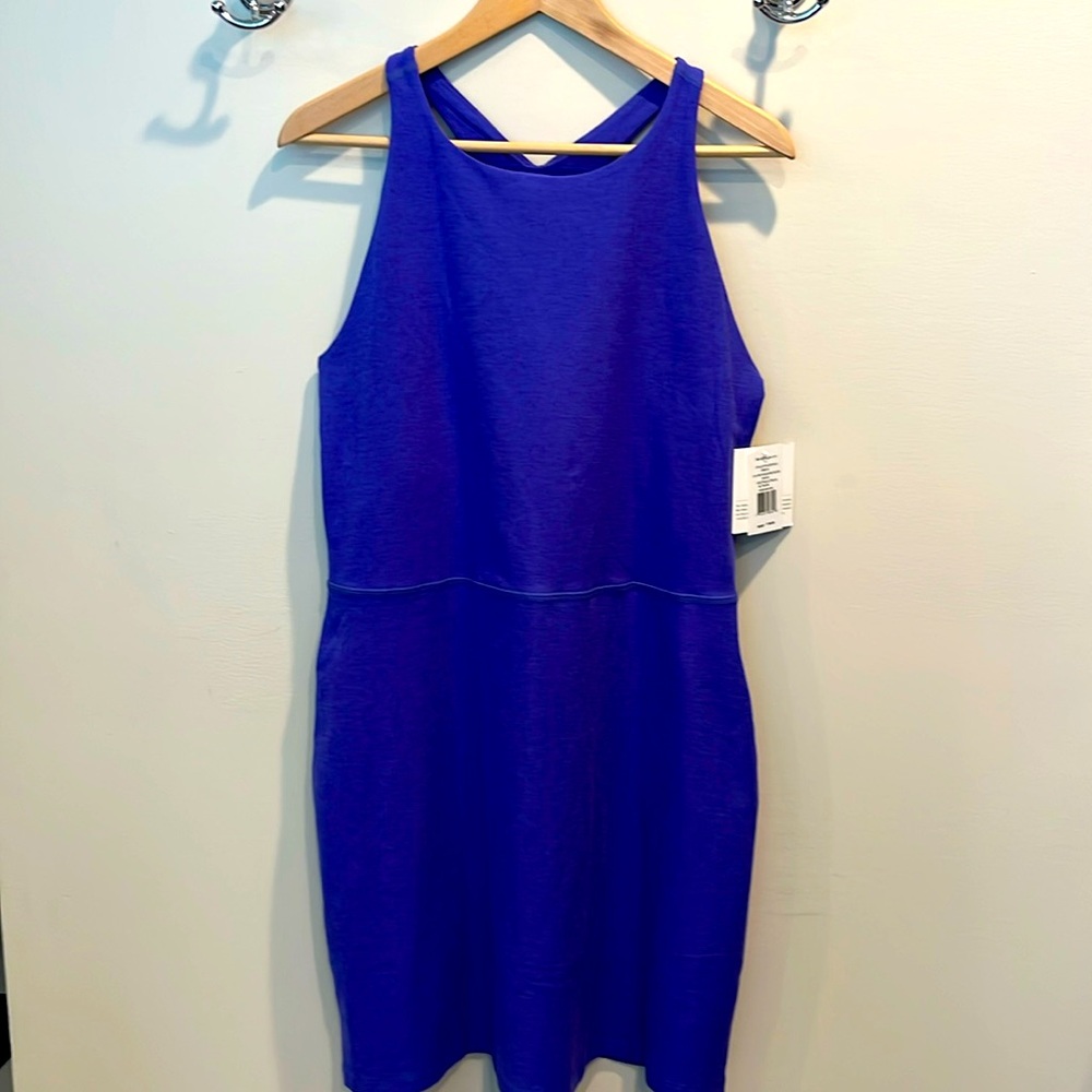 Beyond Yoga Racerback Purple Dress